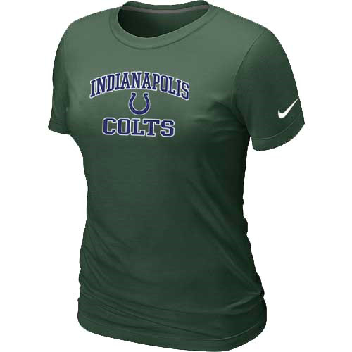 Nike Indianapolis Colts Women's Heart & Soul NFL T-Shirt - Dark Green